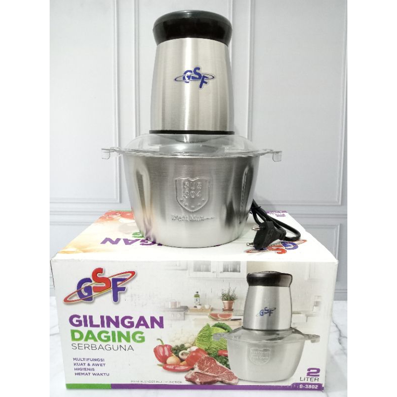 GILINGAN DAGING STAINLESS GSF G-3802/ GILINGAN SERBAGUNA