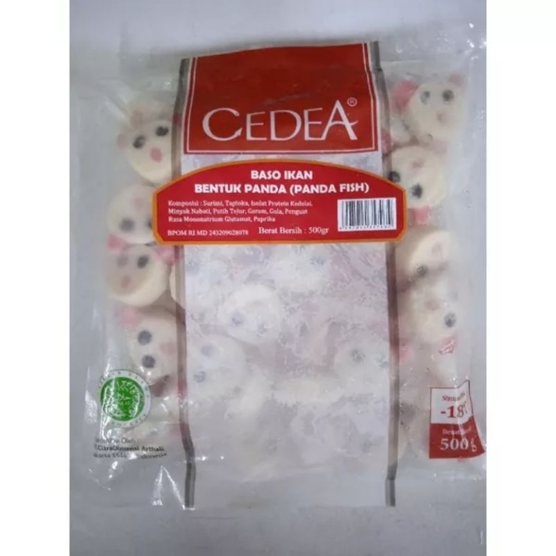 

Cedea Panda Fish 500g Baso Ikan Bentuk Panda Frozen Food