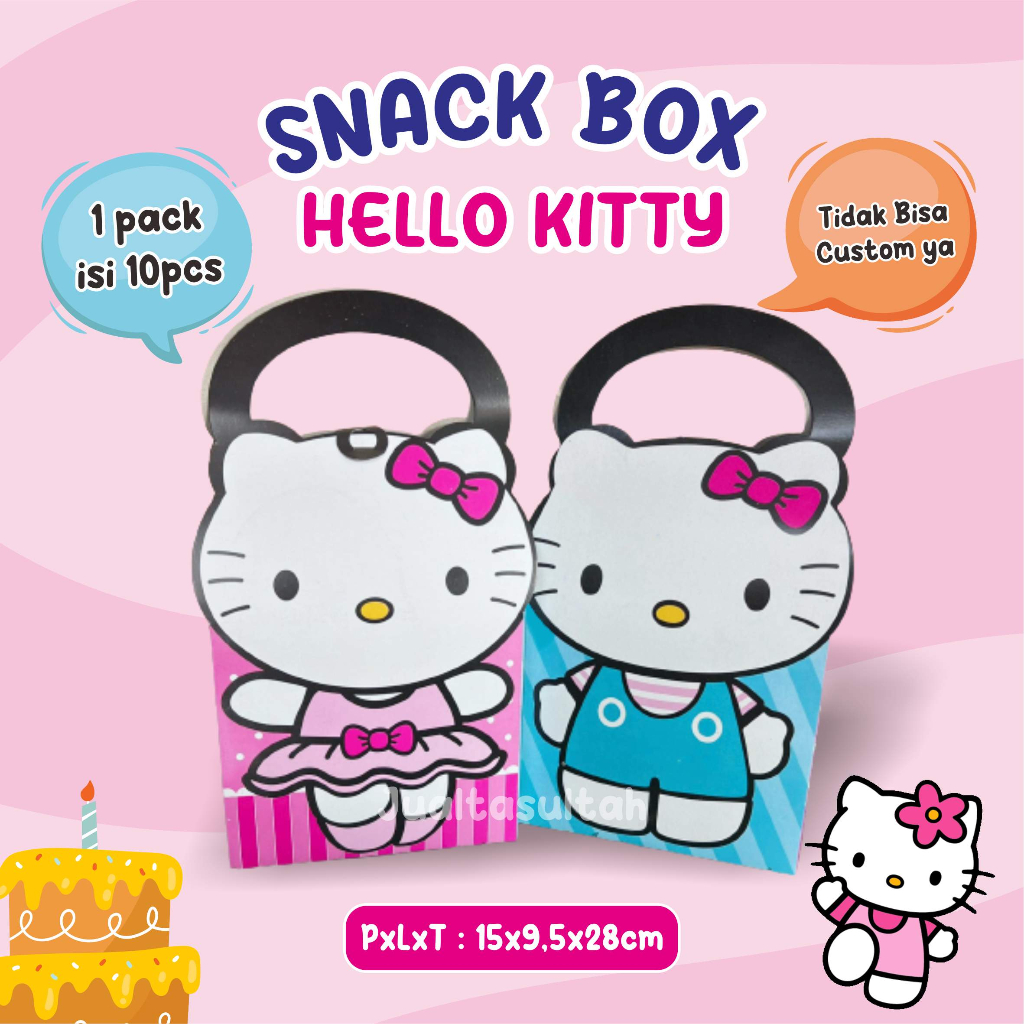 

(isi 10pcs) Dus ultah TAS KARAKTER/ TAS SNACK/ TAS ULANGTAHUN/ Snack Box karakter/ TAS SOURVENIR/ tas Ultah AQIQAH