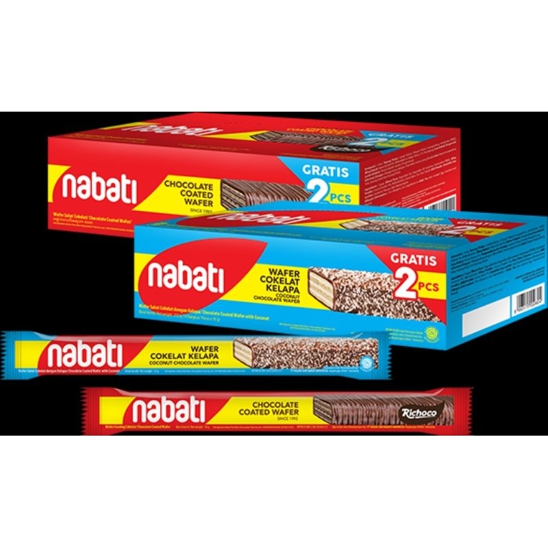 

Nabati Coated Coklat Kelapa | Nabati Kalpa 18gr isi 12