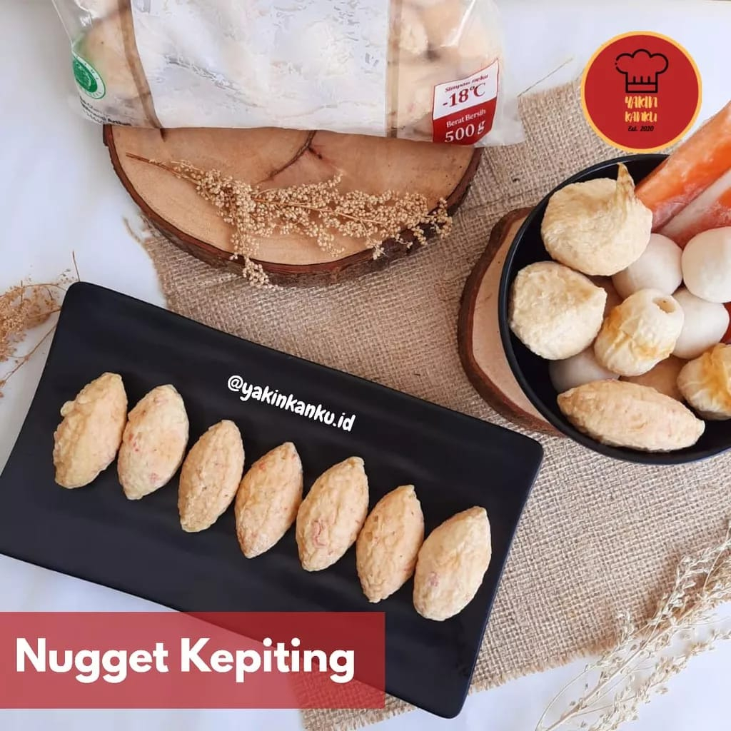 

Nugget kepiting 250 gr (Paket Suki/Shabu-Shabu) 250 gr