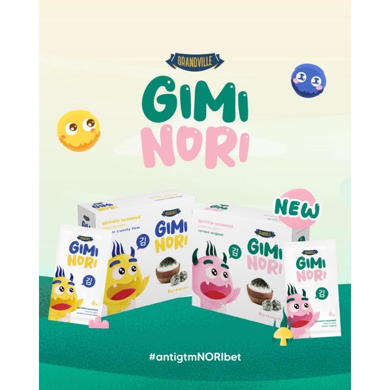 

Grandville Gimi Nori Sprinkle Seaweed / rumput laut tabur 1 SACHET 6 GR