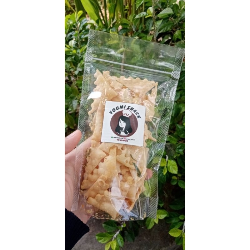 

Keripik pangsit bumbu jagung manis!!