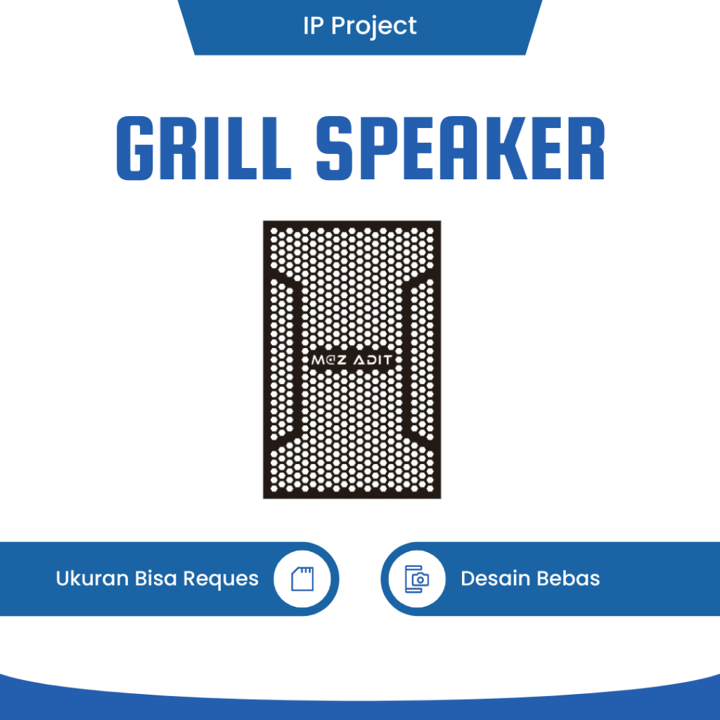 Grill Besi Custom Untuk Box Speaker