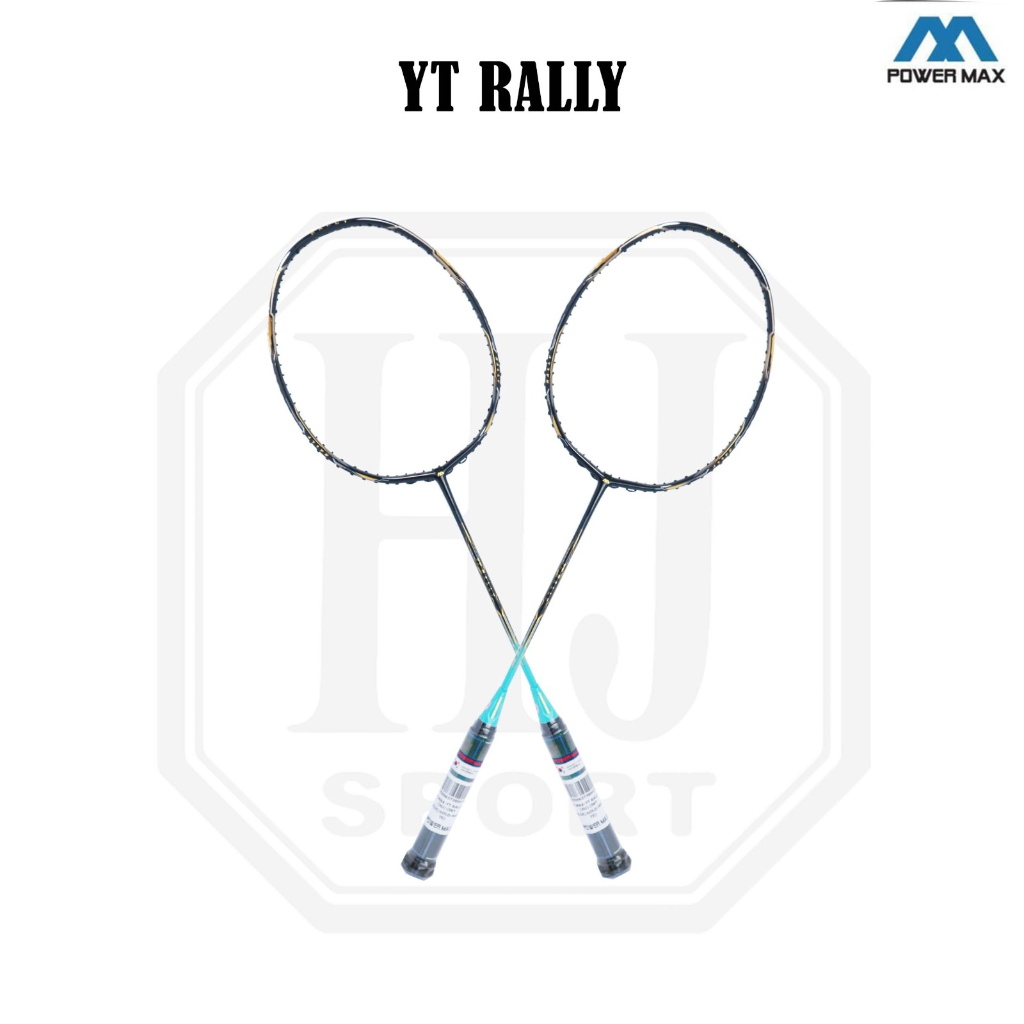 Raket Badmintoon Powermax YT Rally Original Bonus Senar