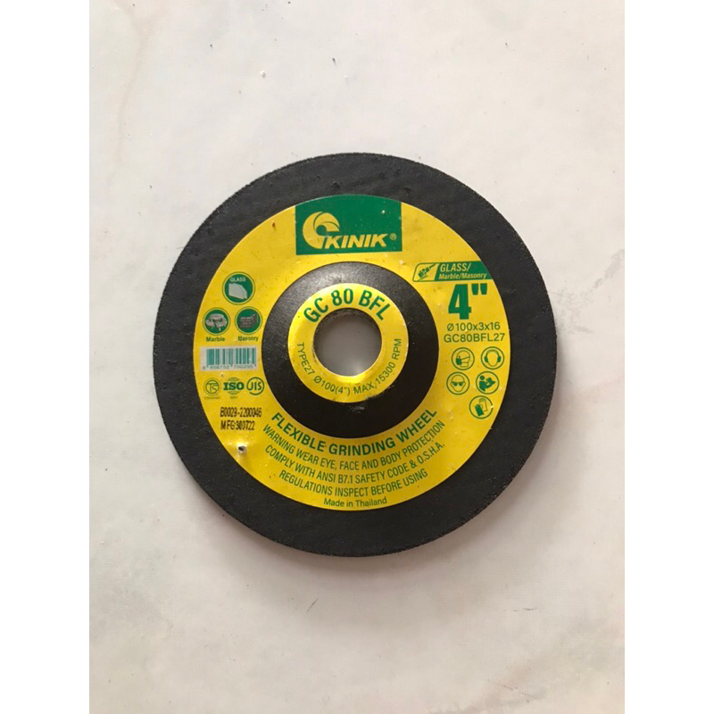 Kinik Batu Gerinda Flexible 4 inch GC80