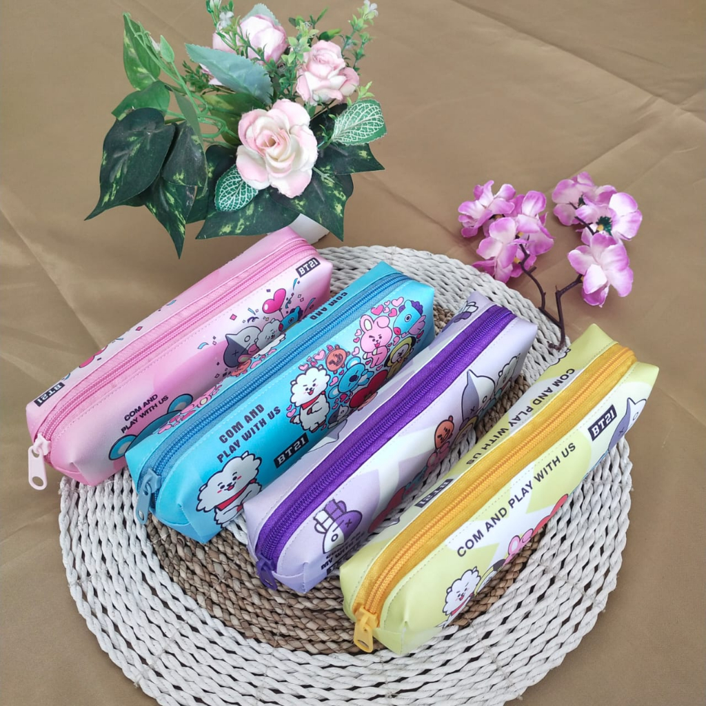 

TEMPAT Pensil BT21 Lucu Motif Unik kartun karakter Termurah 2023Terbaru