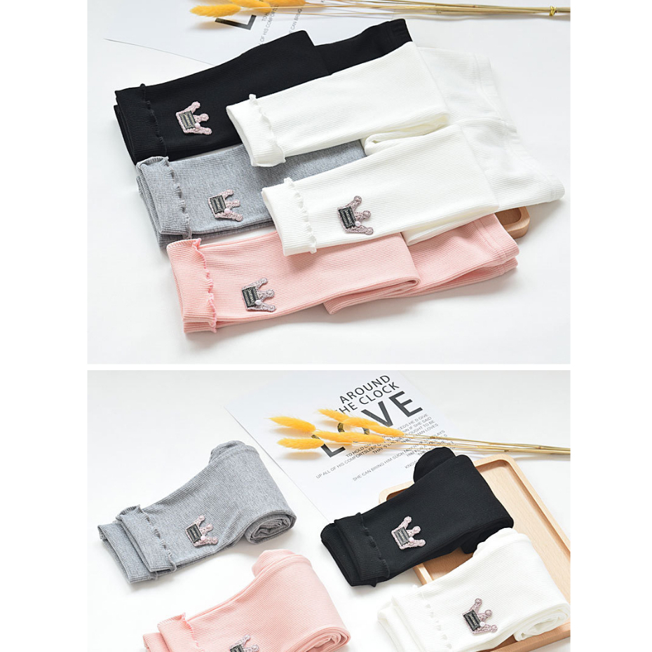 Rose - (1thn-4thn) Celana Legging Anak Perempuan / Legging Panjang Import / Legging Anak Motif Mahkota - CP11