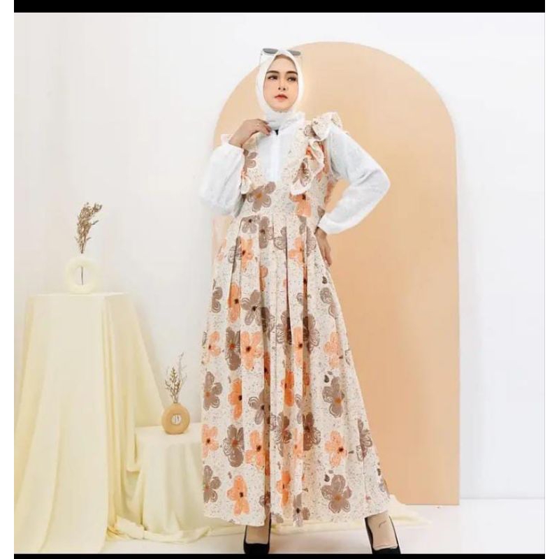 GAMIS MALIKA  BUNGA MAXY