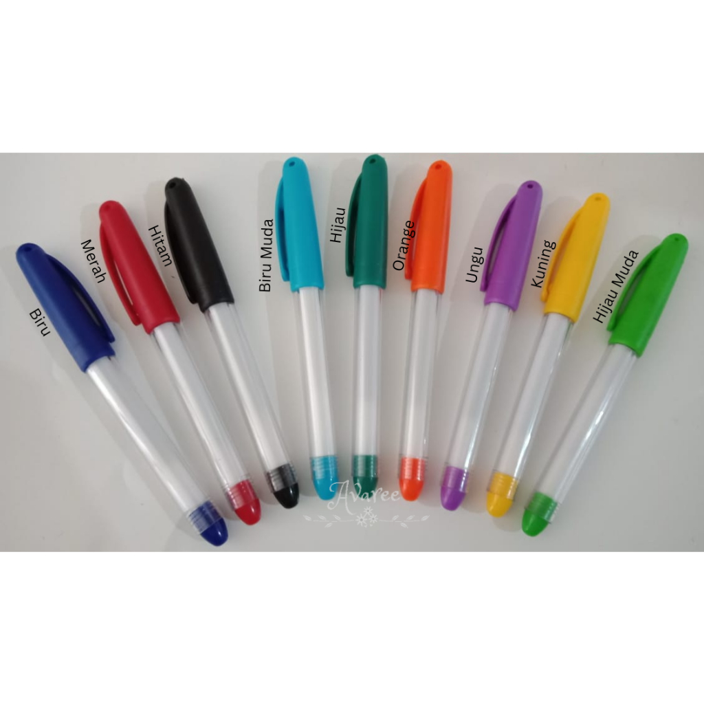 

Pulpen Promosi Plastik Boss Isi Tinta Gel MIN ORDER 50 Pcs