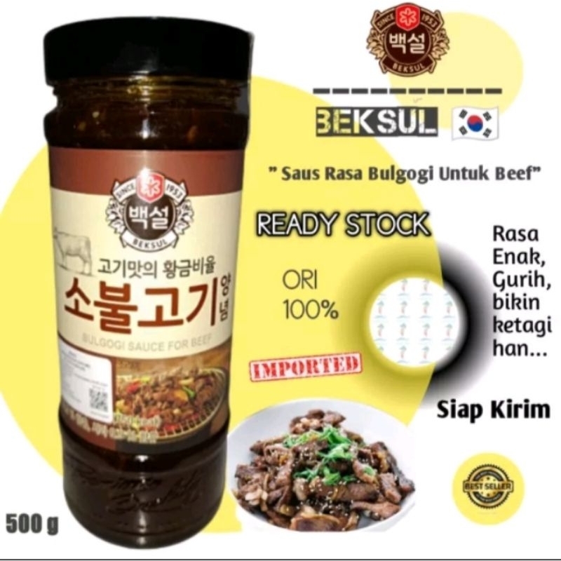 

Beksul bumbu bulgogy korea