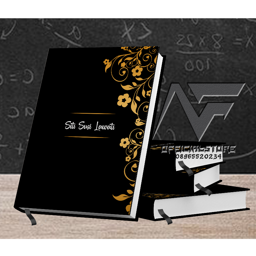 

Buku Catatan Notebook Hardcover A5 Custom Name