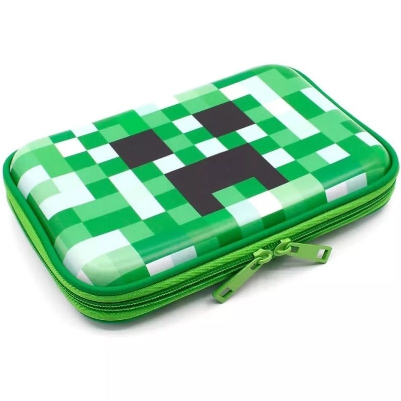 

tempat serba guna tempat pensil hardcover souvenir import anak tema game gamer Minecraft