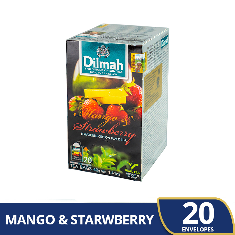 

Dilmah Mango & Strawberry Tea - Teh Celup [Kemasan Foil Envelope 20s]