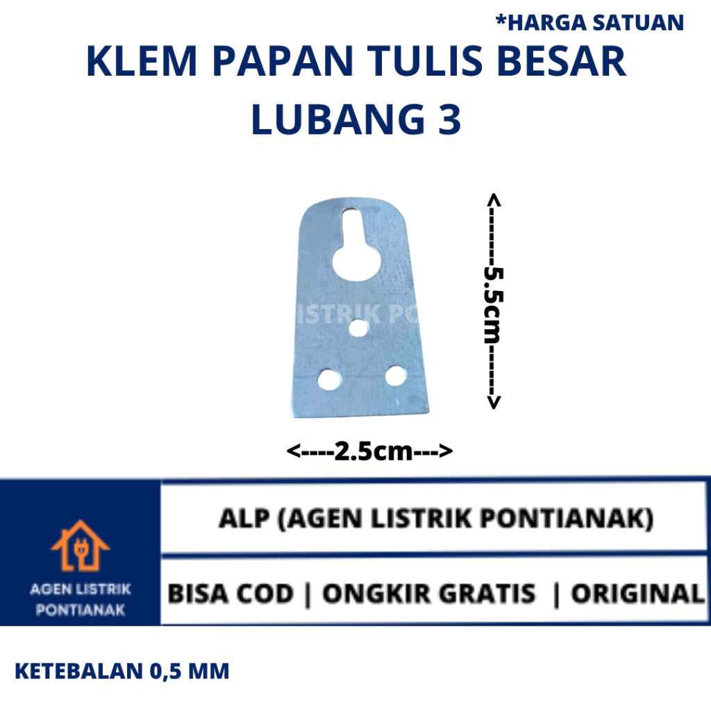 PLAT GANTUNGAN BESAR PAPAN TULIS, PLAT GANTUNGAN CERMIN, PLAT GANTUNGAN PIGURA, PLAT GANTUNGAN BINGK
