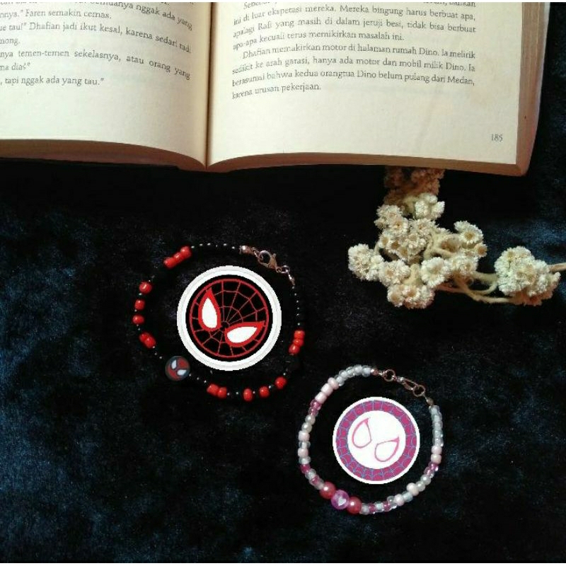 gelang couple spiderman & gwen