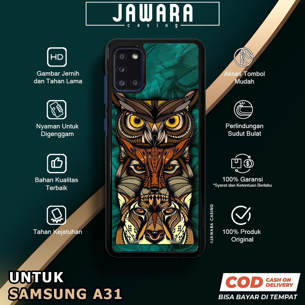 Case Samsung A31 Casing Samsung A31 Jawara Casing [OWL] Case Glossy Case Aesthetic Custom Case Anime