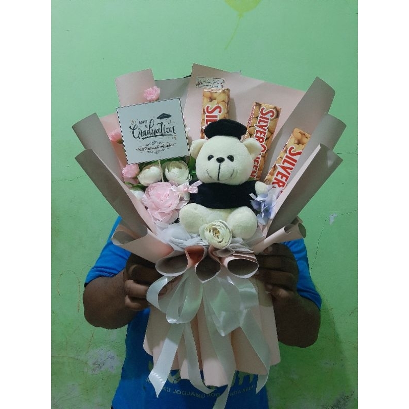 Buket bunga palsu | buket murah | buket hadiah | buket snack | buket boneka | buket wisuda