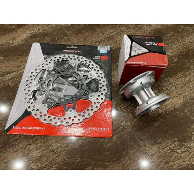 TROMOL DEPAN KLX D-TRACKER SET PIRINGAN CAKRAM TROMOL DEPAN KAWASAKI KLX D-TRACKER SET PIRINGAN