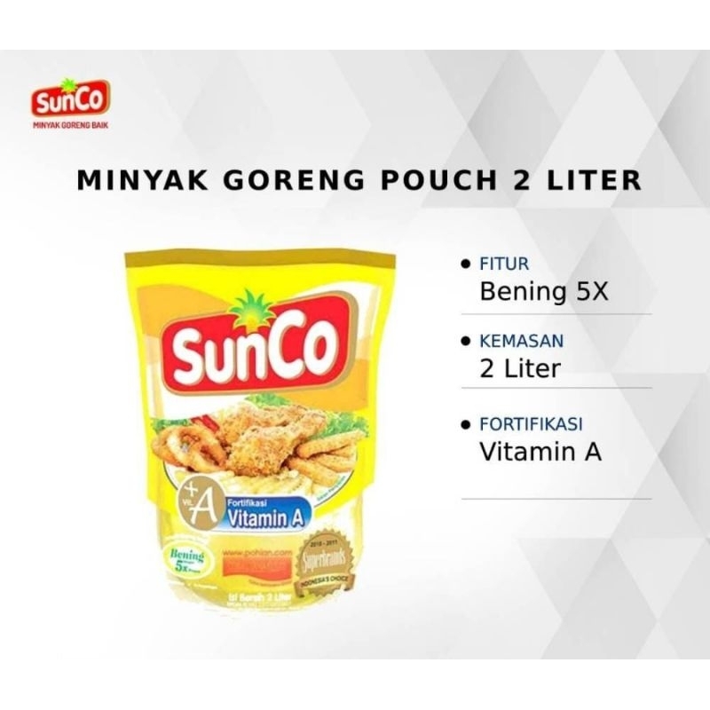 

Sunco Minyak Goreng Refill 2 liter