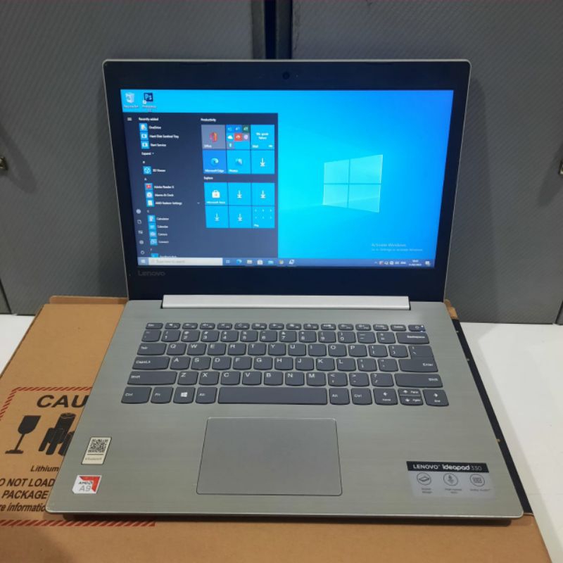 Laptop Lenovo 330, Amd A9-9425, Gen 7Th, Radeon R5 Graphics, Ram 8 Gb / 1Tb, Seri Baru, Lengkap, Sil
