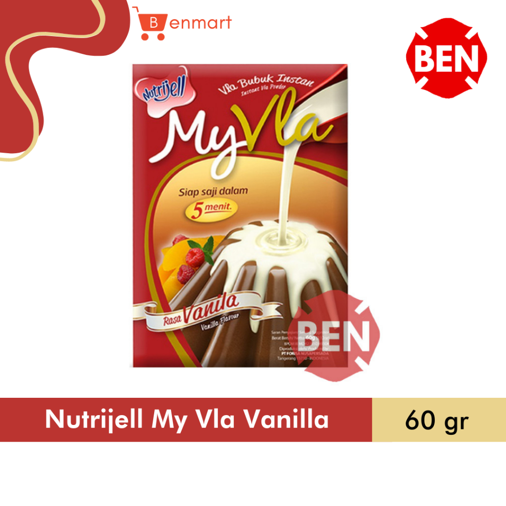 

Nutrijell My Vla Vanila 60g 60gr 60 g gr gram - Vanilla MyVla Box Pak