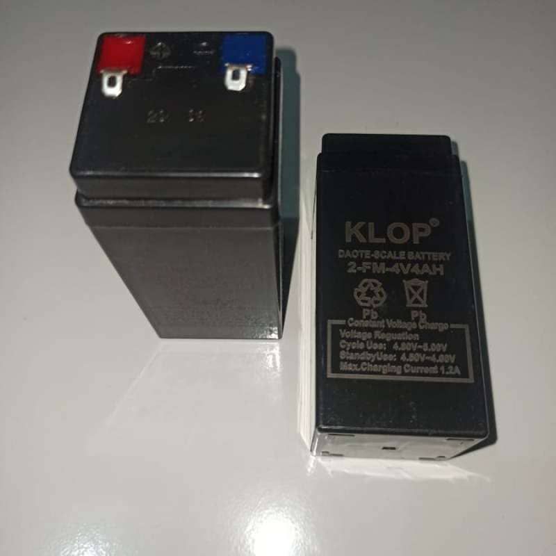 BATERAI 4V 4A KLOP/BATERAI 4V 4A  TIMBANGAN