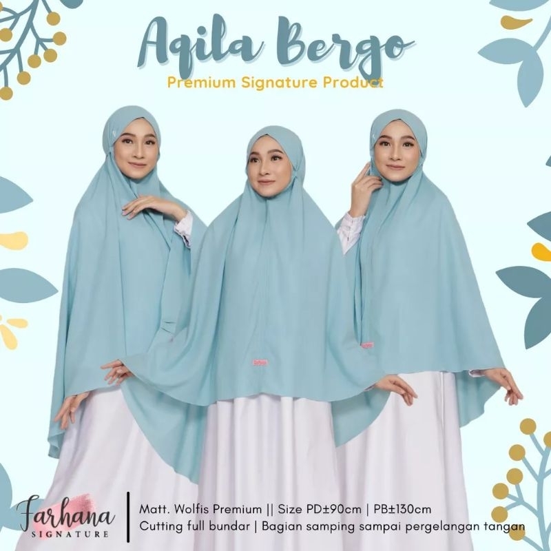 Aqila Bergo Hijab Syari Instan Jumbo Premium