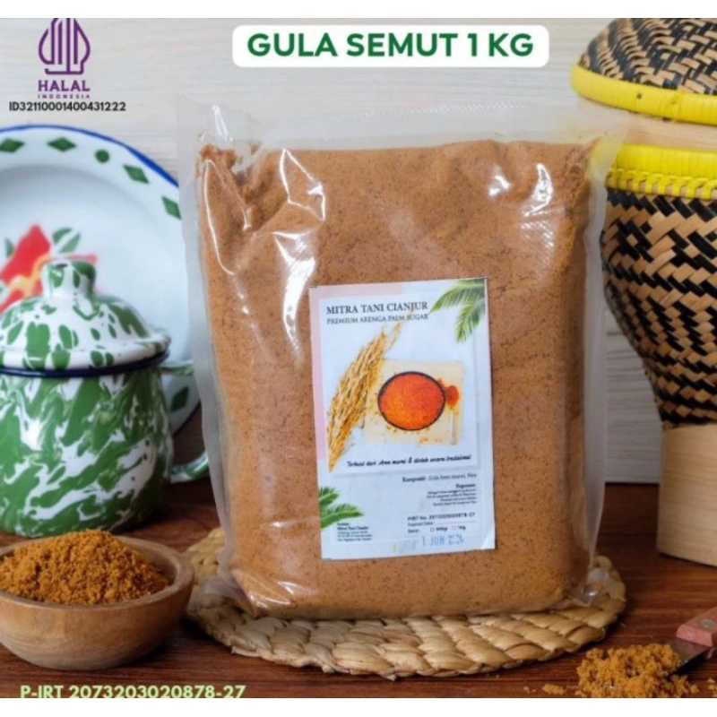 

BROWN SUGAR ORGANIK GULA AREN GULA SEMUT 1000 GRAM