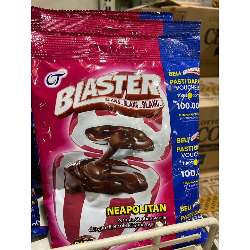 

BLASTER PERMEN ISI COKLAT