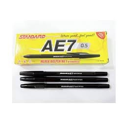 

Pulpen Pen Standart AE7 Hitam Isi 12pcs