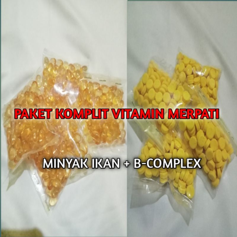 PAKET VITAMIN MERPATI MINYAK IKAN B-COMPLEX MERPATI HEWAN