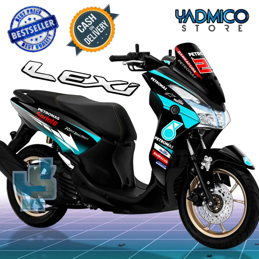 Decal Lexi 125 Full Body - Stiker Motor Yamaha Lexi 125 Full Body - Decal Hologram Lexi 125 Variasi 