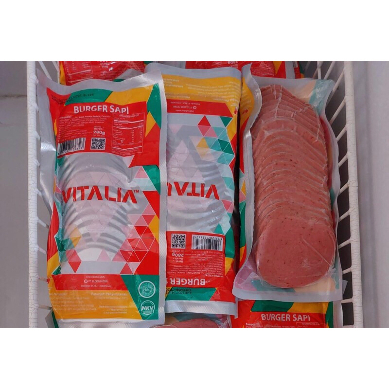 

VITALIA BEEF BURGER MINI 280gr isi 10pcs