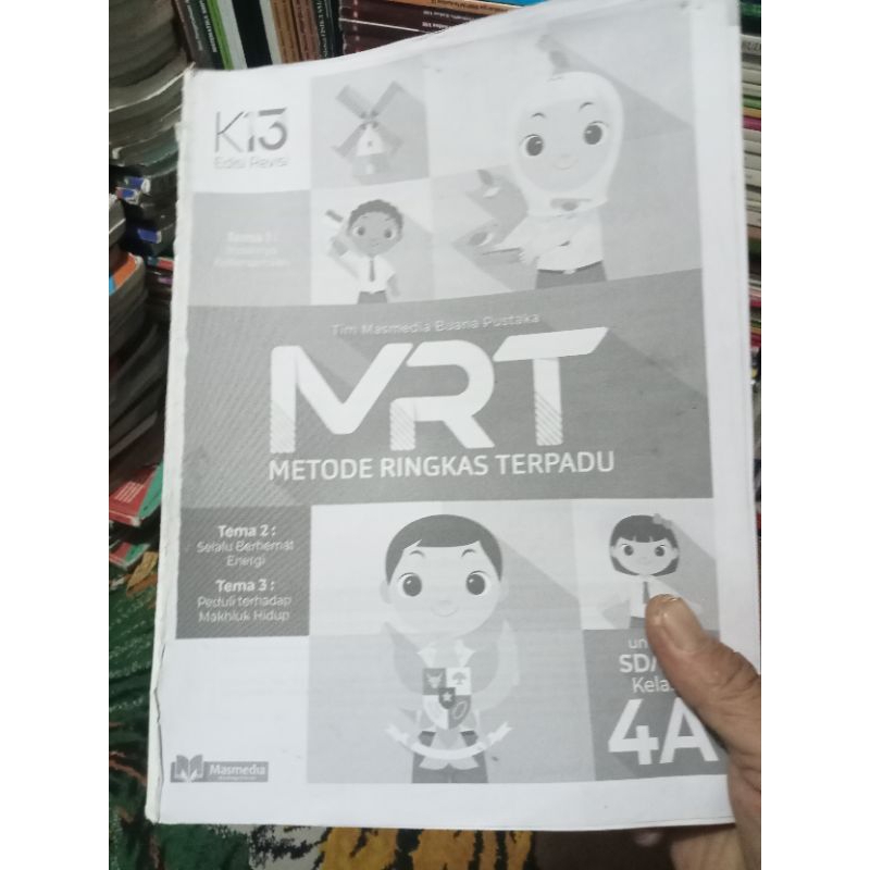 buku MRT 4A untuk SD kelas 4