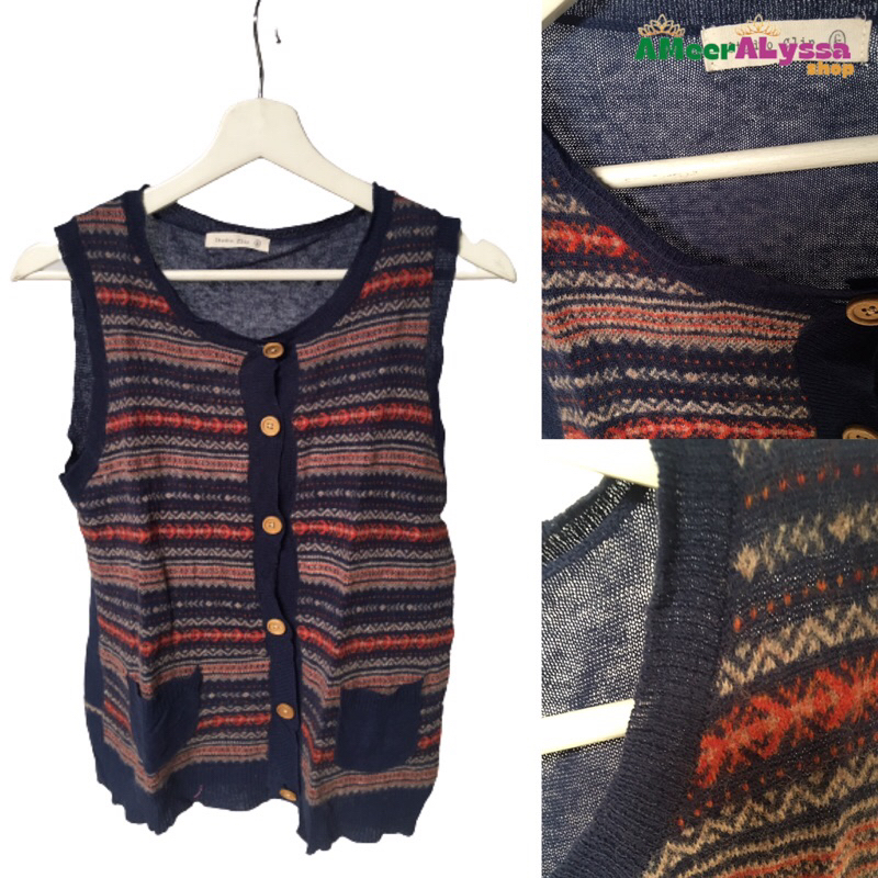 OUTER KUTUNG BAJU LUARAN BAJU WANITA OUTER RAJUT TANKTOP 463M