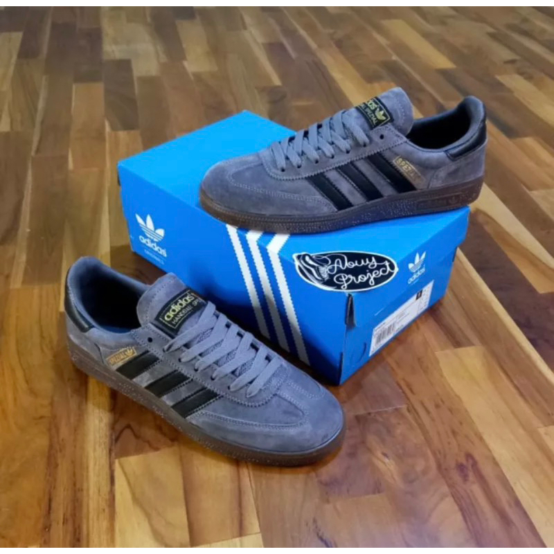 adidas spezial grey black gum handball