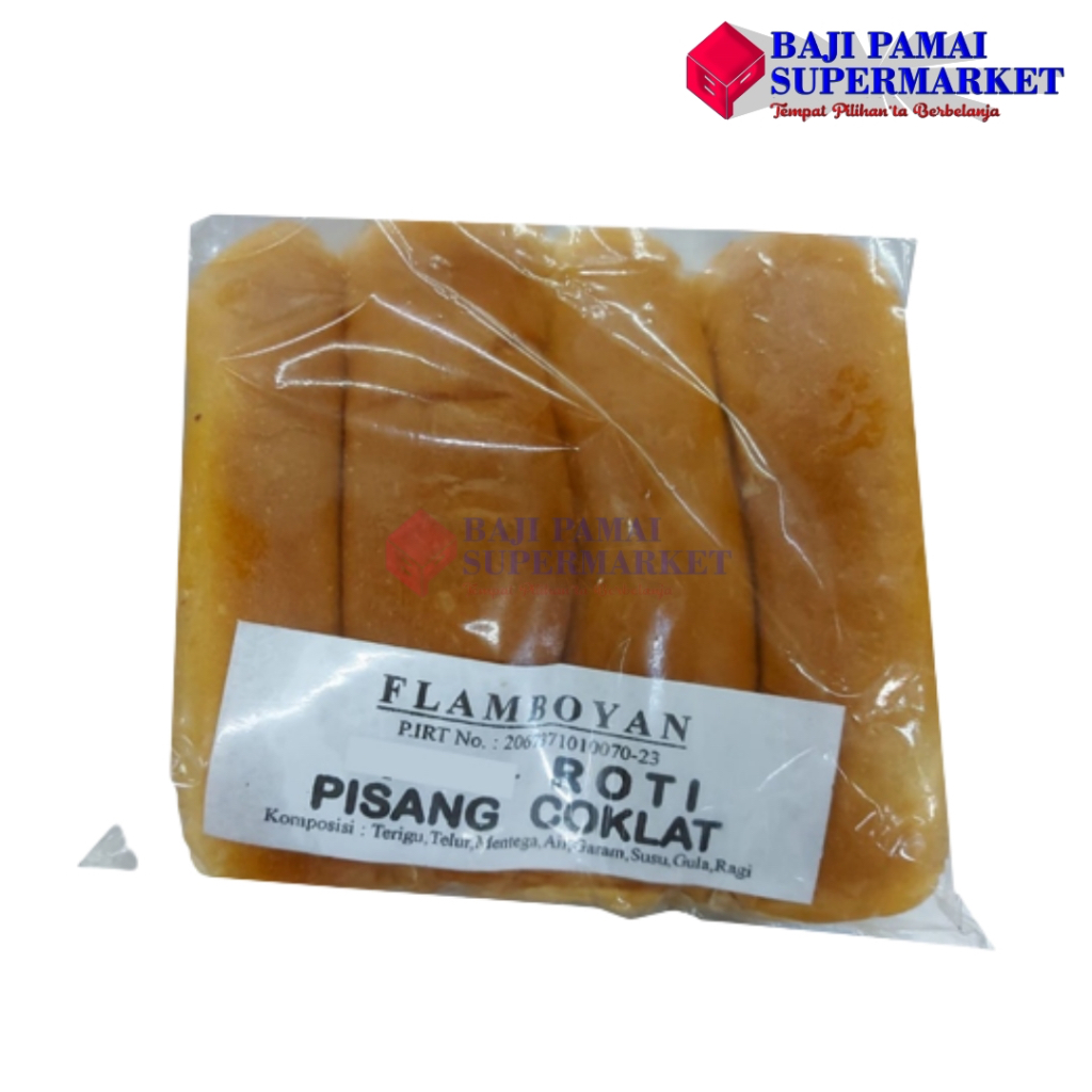 

Roti Flamboyan Pisang Rasa Cokelat