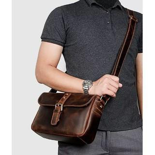 tas selempang kulit asli pria premium-tas pria kulit asli