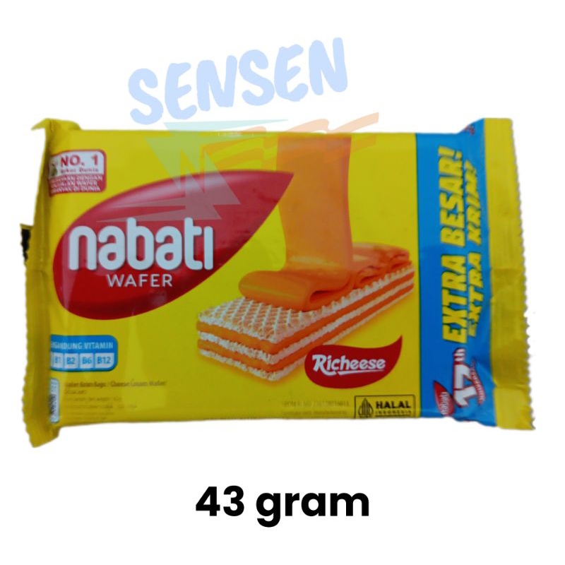 

Wafer Nabati 43 gram Richeese Nabati