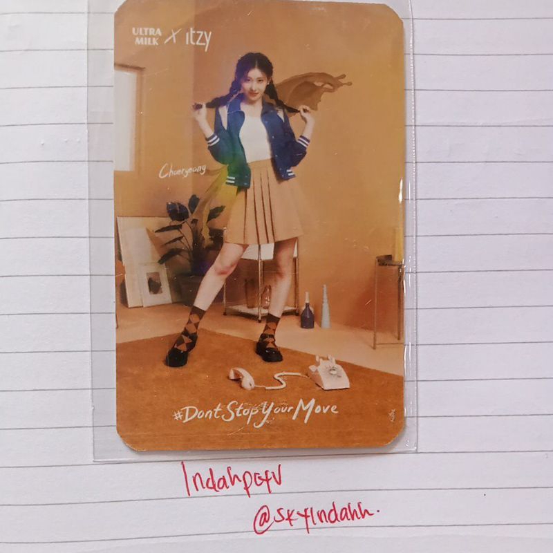 itzy chaeryeong ultramilk PC, ultramilk x itzy