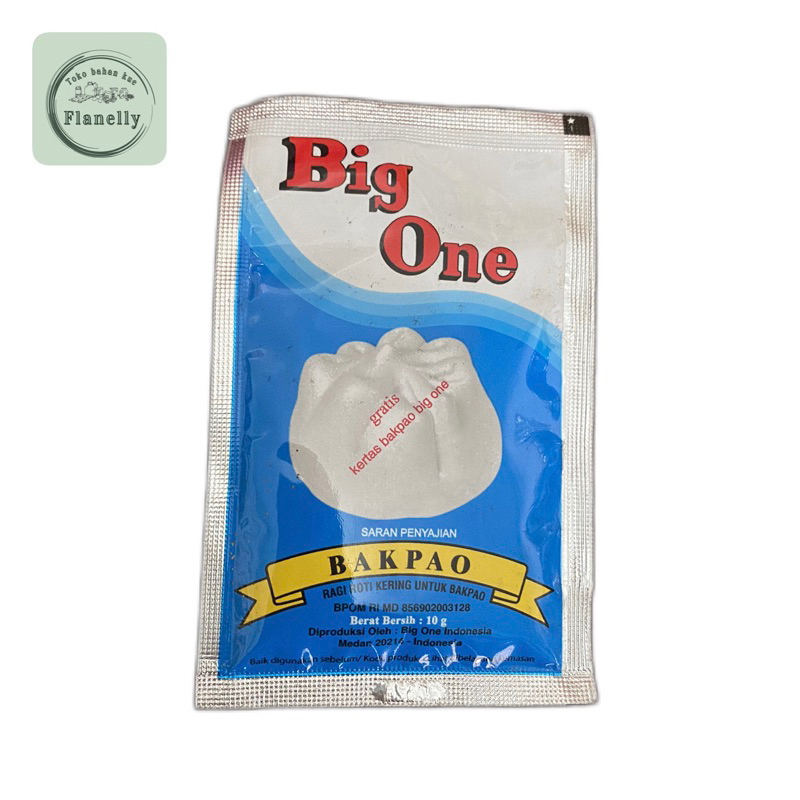 

1sachet Ragi Bakpao Big one 10gr