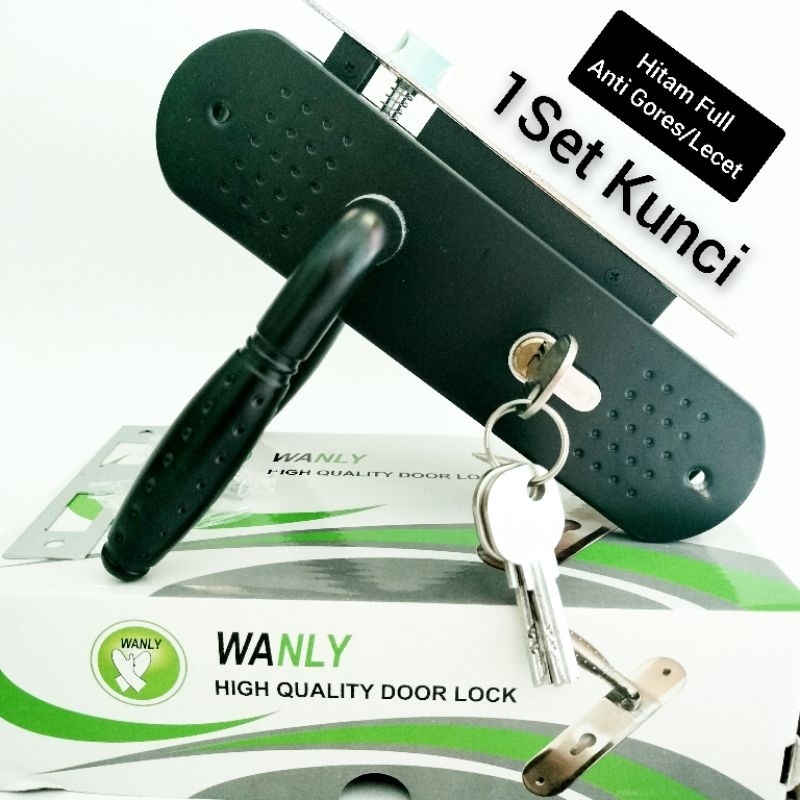 Kunci Pintu Rumah Premium Quality - Gagang pintu 1set kunci