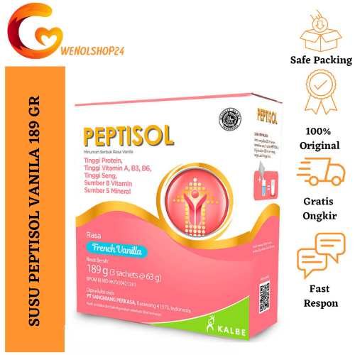 

Susu Peptisol Vanila 189 gr