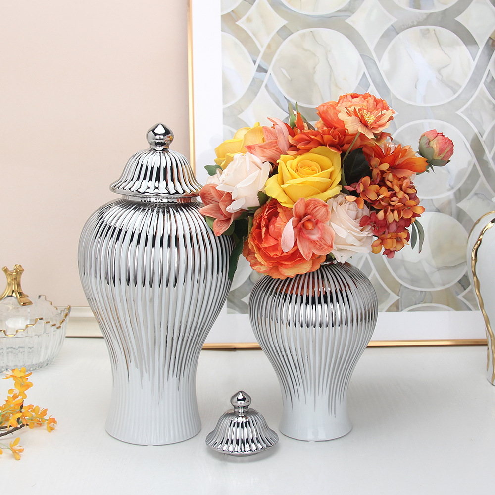 Vas Bunga Ginger Guci Keramik Vase / Ginger Vase Bunga Keramik guci pajangan Bunga guci