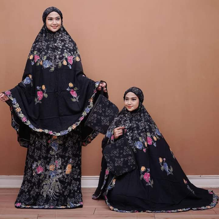 Mukena Setelan Dewasa Batik Cap Rukuh Stelan Setelan Dewasa