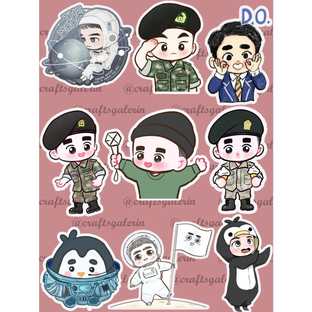 

STICKER CUTTING D.O KYUNGSOO EXO WATERPROOF
