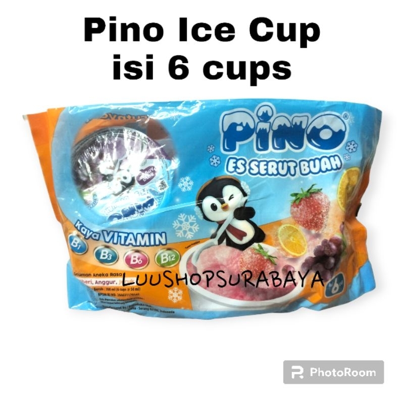 

Pino Ice Cup Bag Isi 6 × 50gr Ice Cream Cup