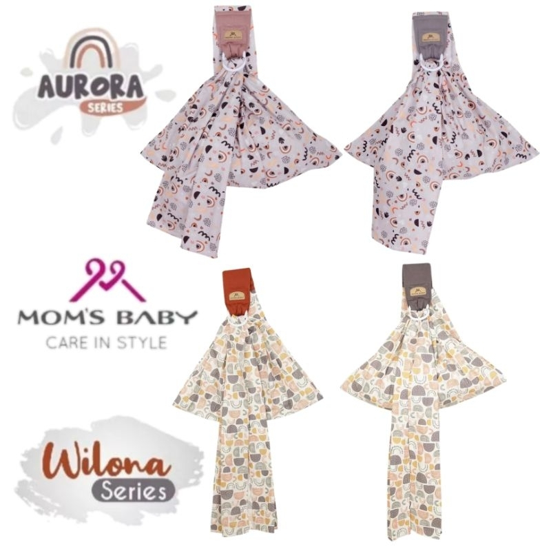 Moms Baby Gendongan Samping Multifungsi Ringsling Baby Wilona Series