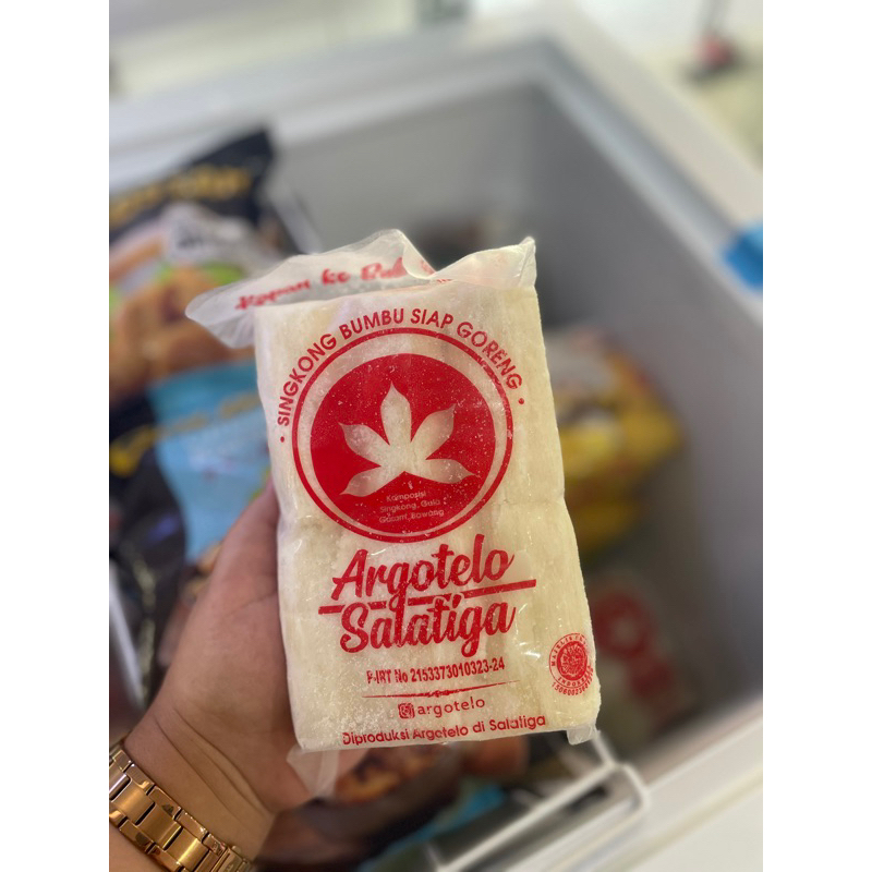 

singkong bumbu siap goreng Argotelo